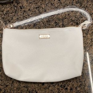 Bebe White Purse - Brand New